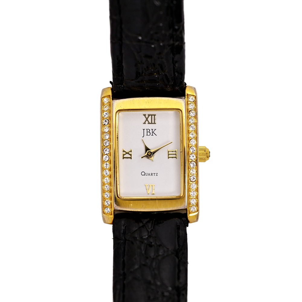 JBK Camrose & Kross Tank 90's Gold Plated Diamond Ladies Watch Seiko Quartz